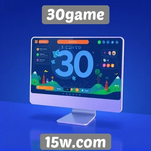 Explorando a interface do usuário no 30game